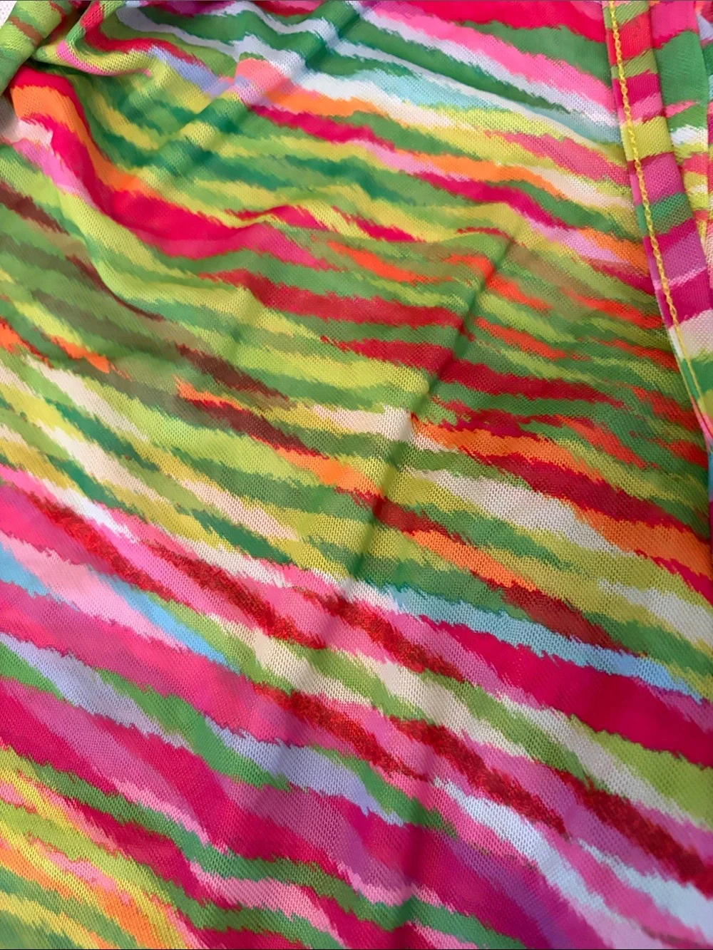 BECCA Multicolor Ripple-Stripe Wide-Leg Pants - Picture 4 of 7